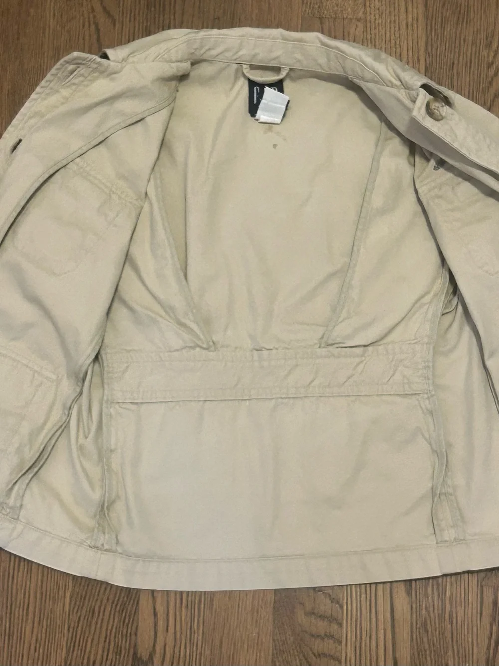 GAP Girls Cream Embroidered flowers Pea Coat 249